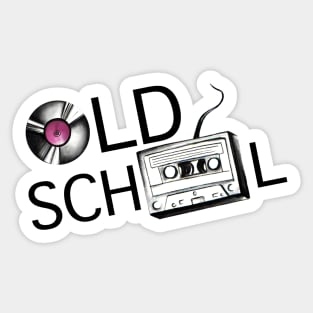 Old School Sticker